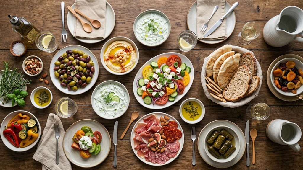 Mesa de trabajo con plan de marketing estratégico para empresa alimentaria en la Región de Murcia