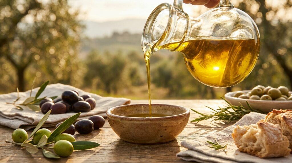 Aceite de oliva virgen extra de almazara familiar en la Región de Murcia